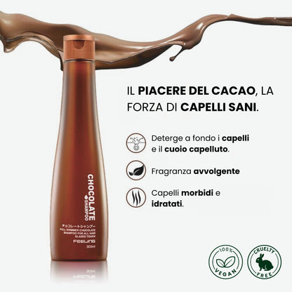 CacaoSilk® | Lo shampoo al cacao per capelli setosi e luminosi