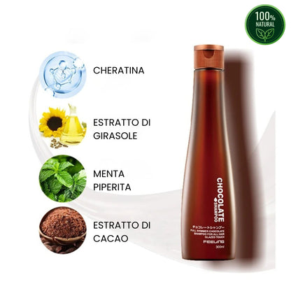 CacaoSilk® | Lo shampoo al cacao per capelli setosi e luminosi